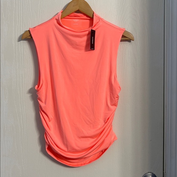 Express Tops - Express Coral Sleeveless Tank